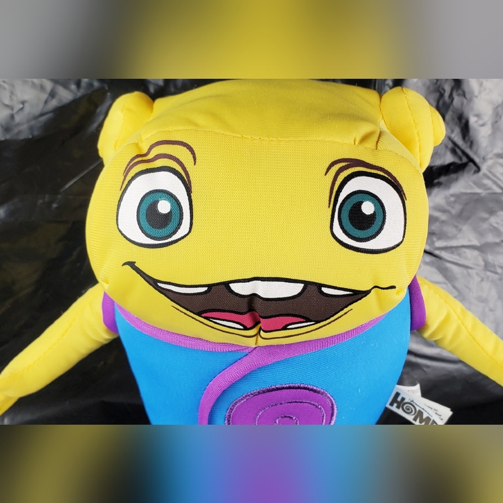 DreamWorks Movie Home Plush Stuffed OH Boov Yellow Alien - EUC